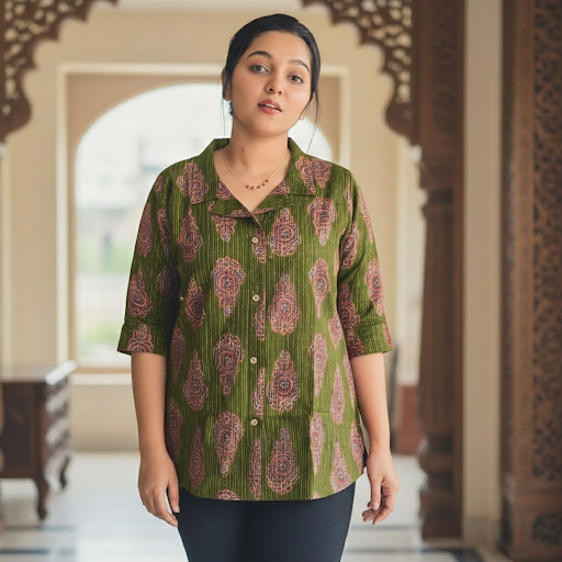 Anju Cotton Kantha Shirts