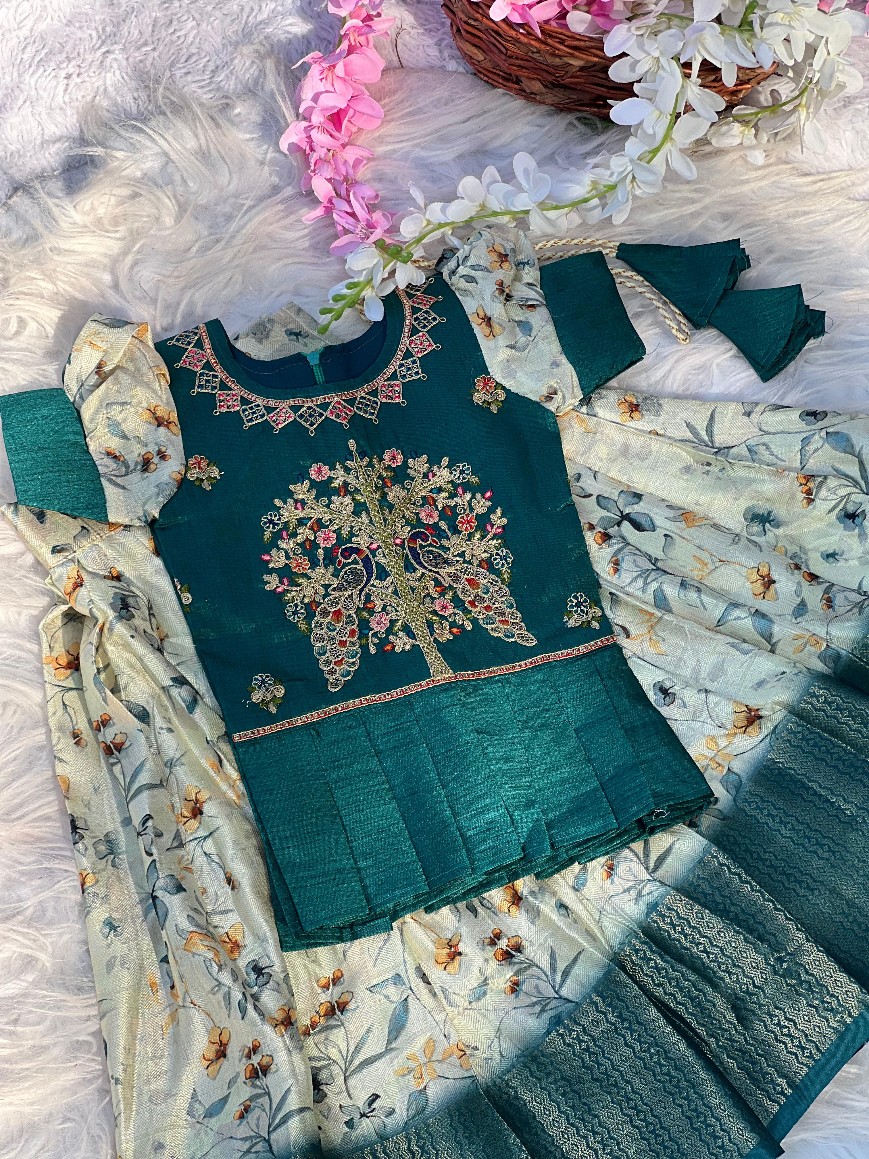 Pongal Desirable Pure Cotton Silk Lehengha Choli