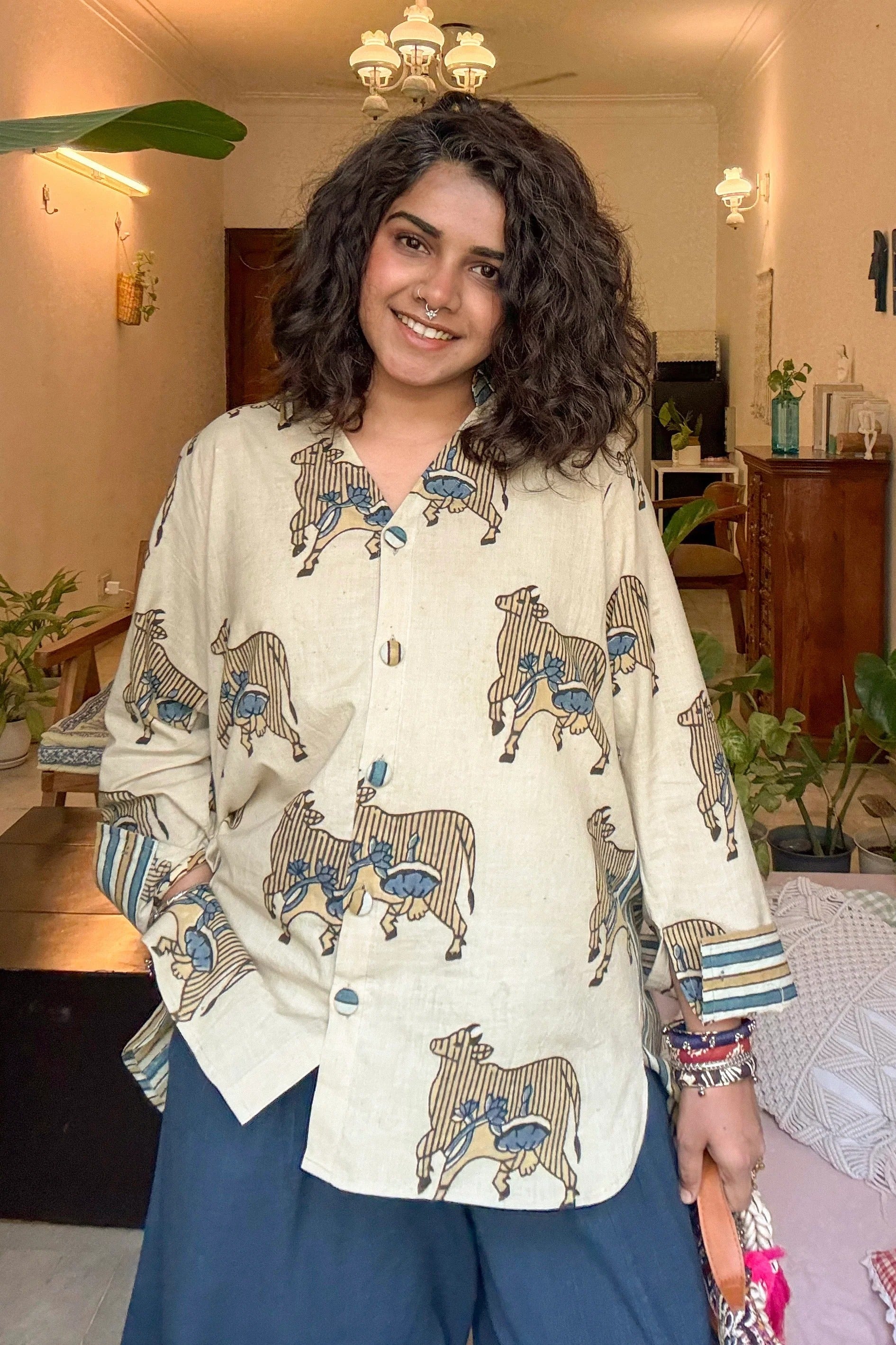 Shanaya Ajrakh Pure Cotton Co-ord Set