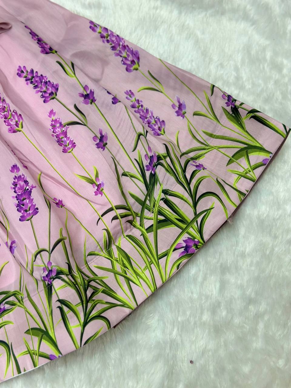 Falak Muslin Silk Floral Printed Kids Lahenga-top