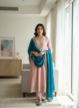 Elegant Embroidered Kurta Set with Dupatta