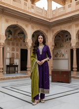 Elegant Embroidered Kurta Set with Dupatta