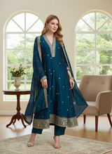Elegant Embroidered Kurta Set with Dupatta