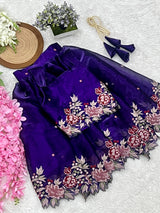 VIMERA's Premium Zimmy-Silk Beautiful Embroidery Lehengha and top