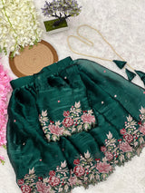 VIMERA's Premium Zimmy-Silk Beautiful Embroidery Lehengha and top
