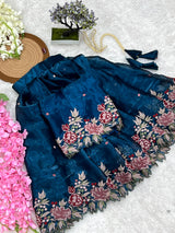 VIMERA's Premium Zimmy-Silk Beautiful Embroidery Lehengha and top