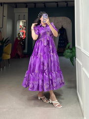 Glamorous Pure Chiffon Summer Frock