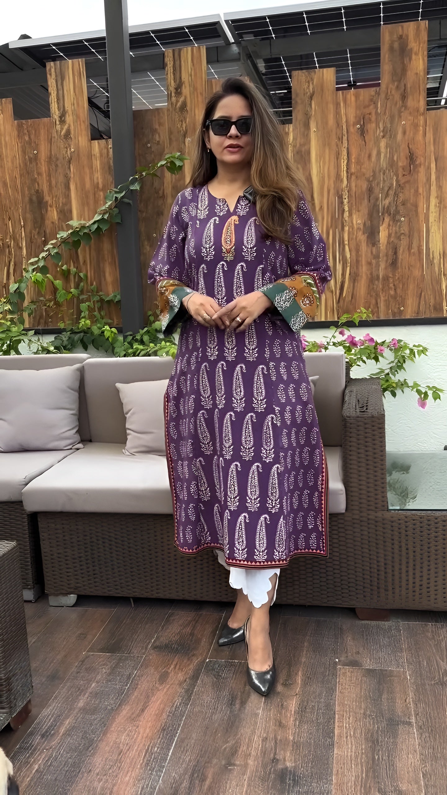 Aarohi Ajrakh Print Cotton Kurta