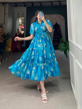 Glamorous Pure Chiffon Summer Frock