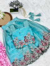 VIMERA's Premium Zimmy-Silk Beautiful Embroidery Lehengha and top