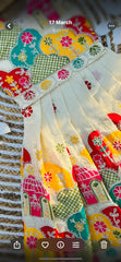 Glamorous Desirable Pure Cotton Silk Lehengha Choli for Kids