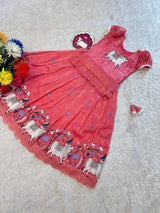 Stunning Soft Crush With Pichwai Colourful Embroidery Work Lehengha Choli