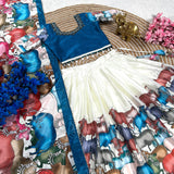 Innovative Dola Silk Lehengha Choli For Kid's