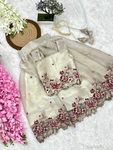 VIMERA's Premium Zimmy-Silk Beautiful Embroidery Lehengha and top
